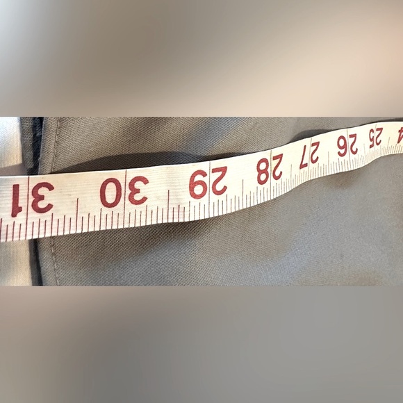 Geoffrey Beene Dress Shirt Cotton Blend Solid Gray Size 18 36/37 - Picture 7 of 7